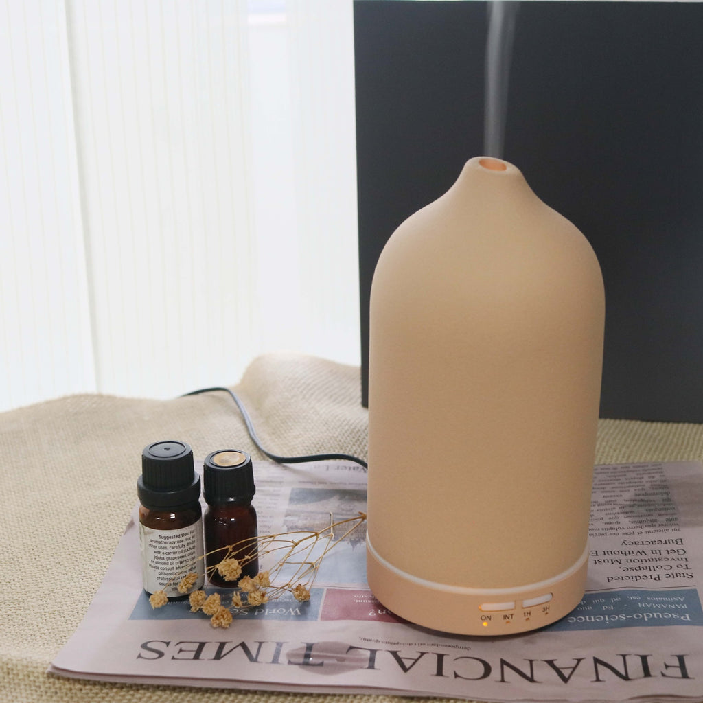 The Arc Stone: Hand-Crafted Ceramic Ultrasonic Diffuser
