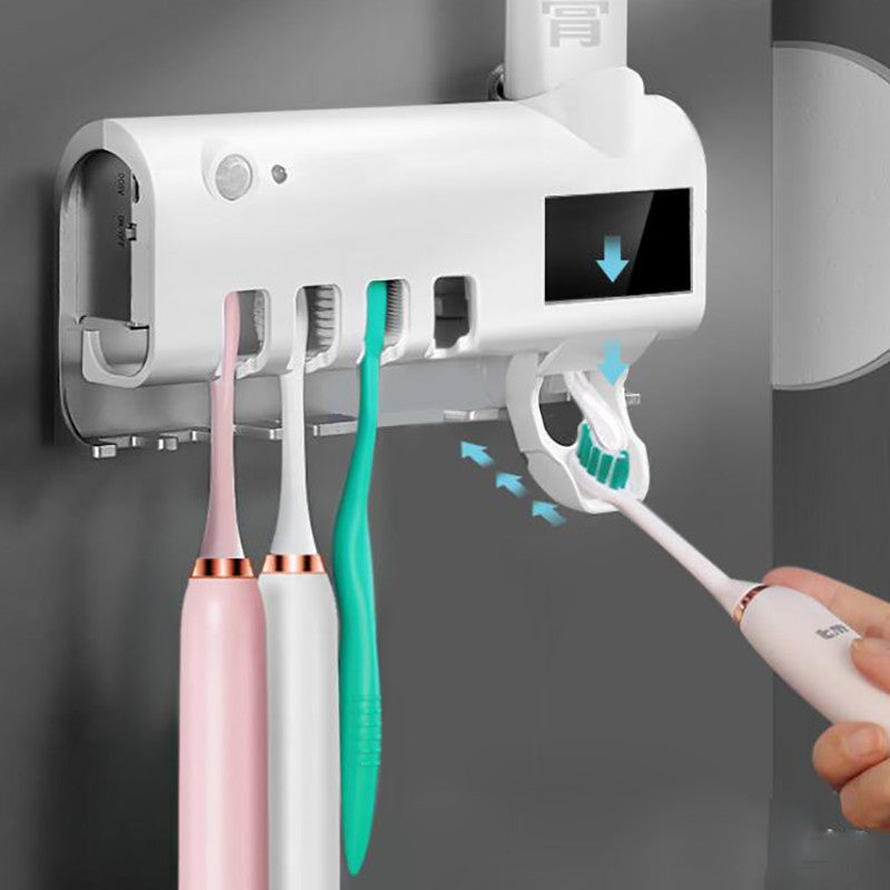 Aura & Arc™ Intelligent UV Toothbrush Sanitizer & Dispenser