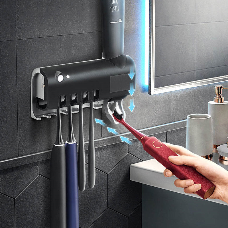 Aura & Arc™ Intelligent UV Toothbrush Sanitizer & Dispenser