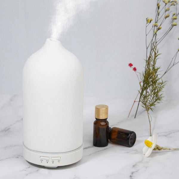 The Arc Stone: Hand-Crafted Ceramic Ultrasonic Diffuser